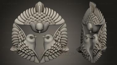 Bird figurines (STKB_0006) 3D model for CNC machine